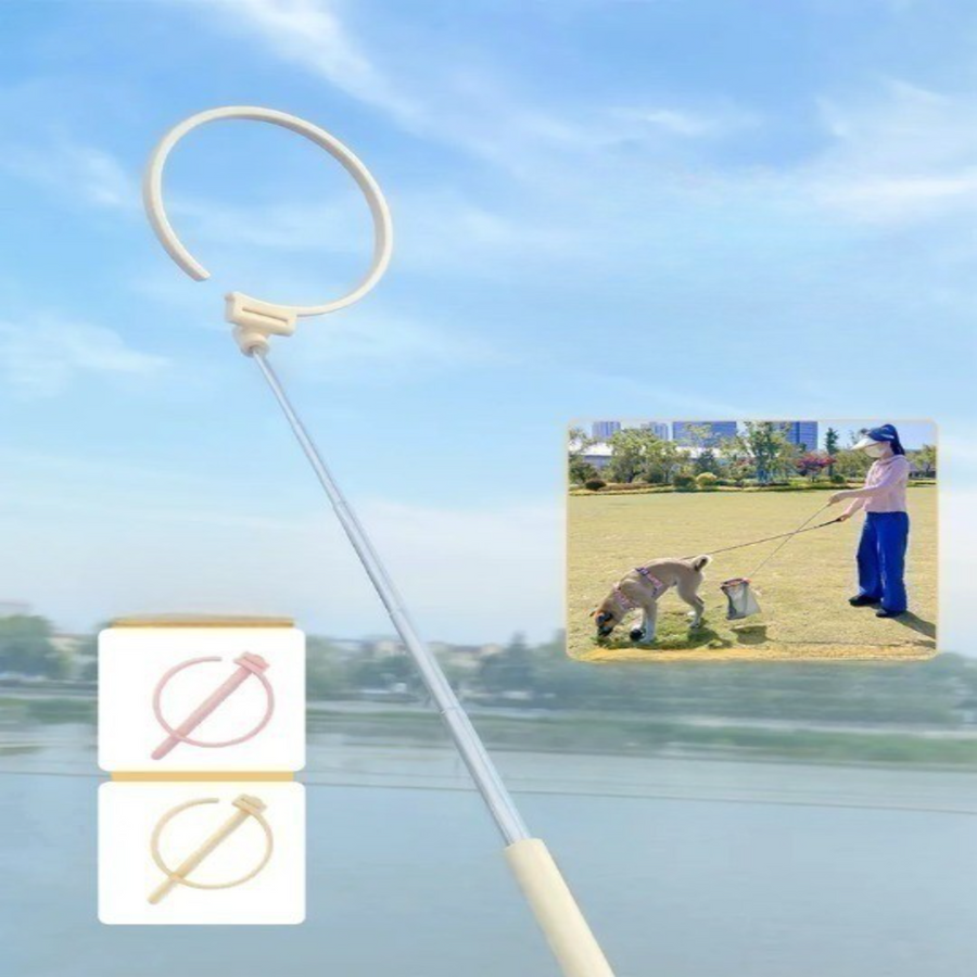 Telescopic Outdoor Pet Waste Scooper - Image 1