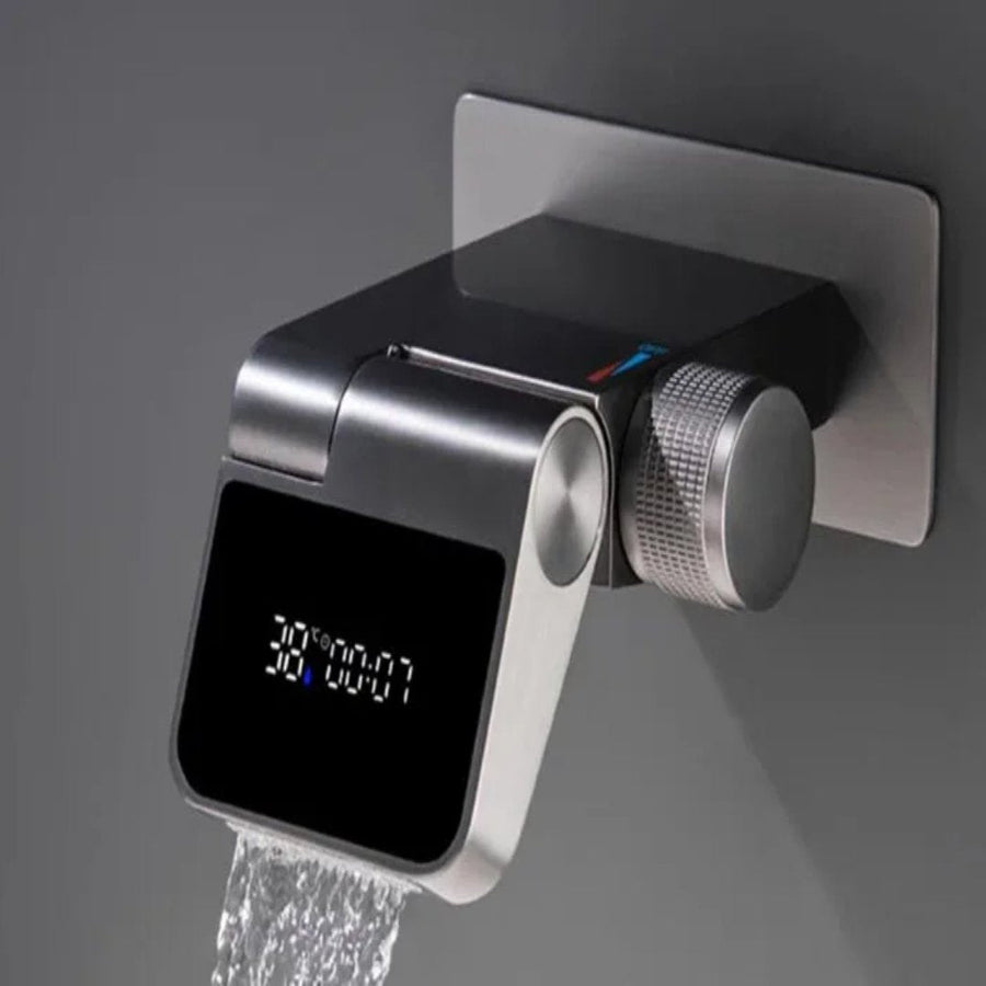 Modern Adjustable Flow Touchless LED Temperature Faucet - Image 2