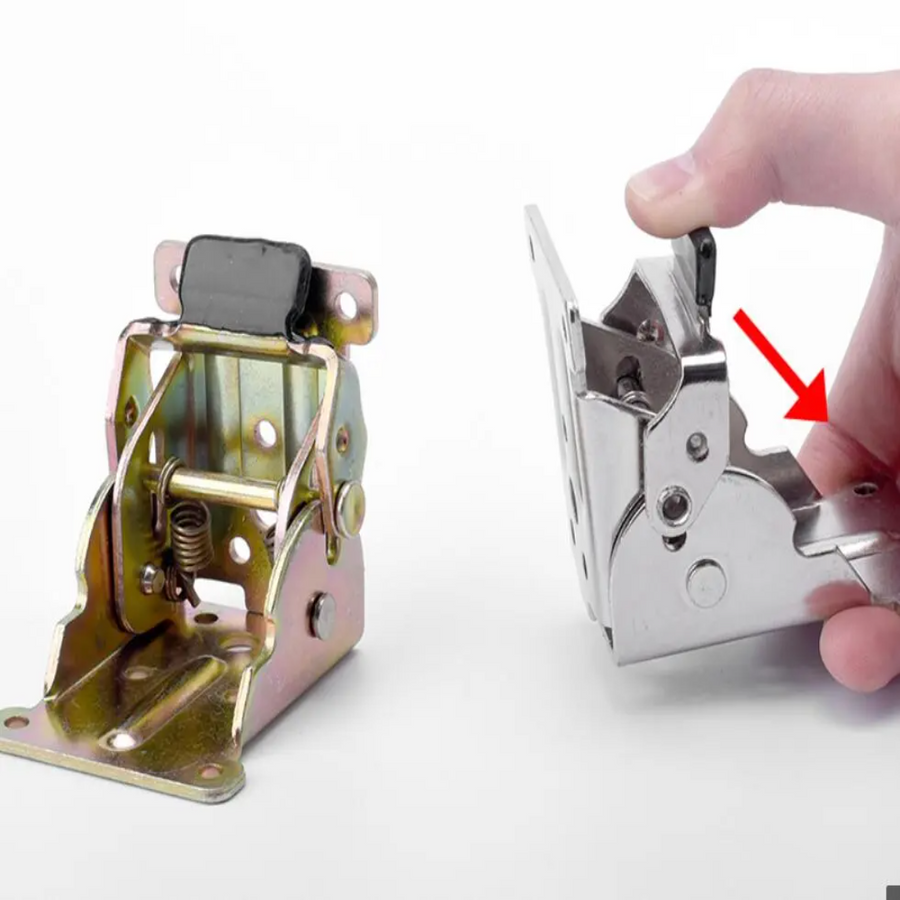 2Pcs Foldable Self-Locking Hinges - Image 4