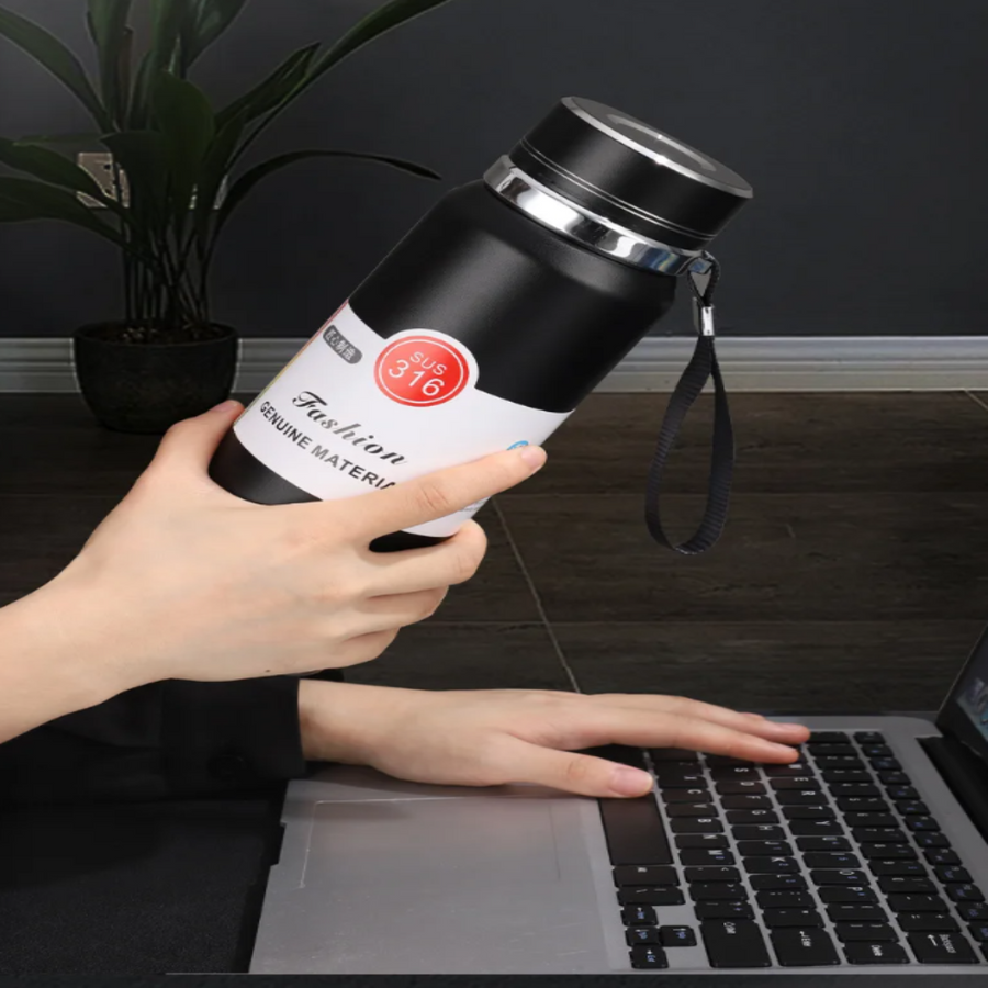Stainless Steel Tea Maker Digital Temperature Thermos - Image 4