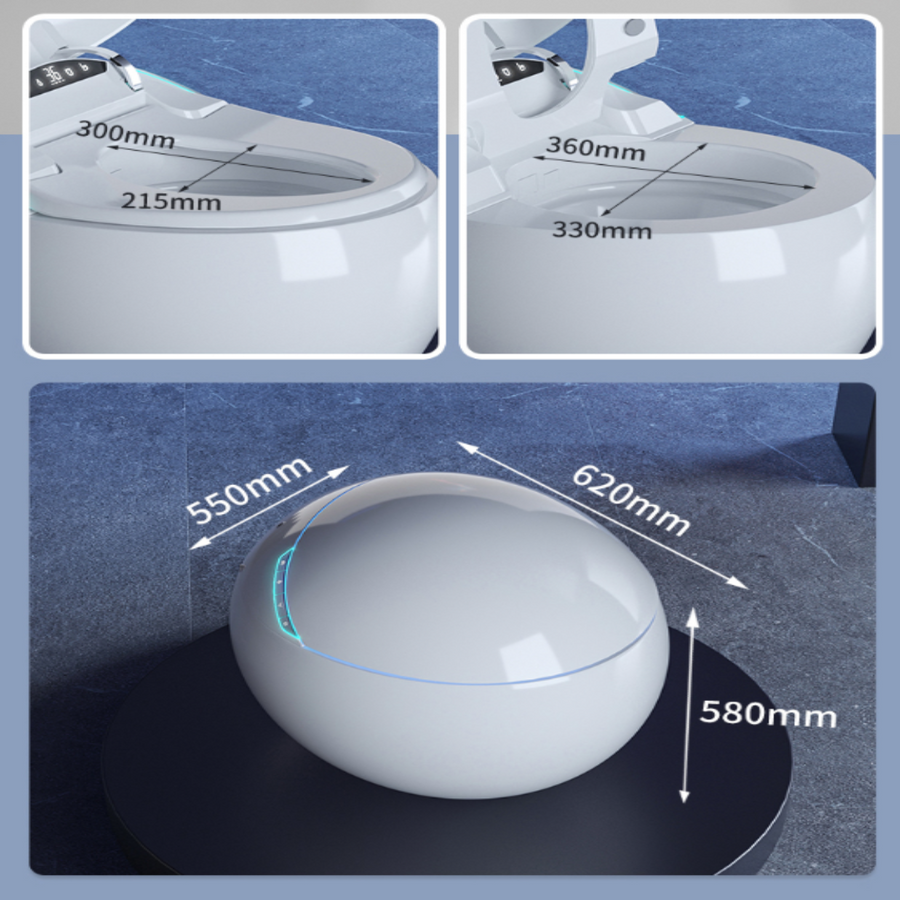 Ultimate Sphere Futuristic Intelligent Mini Toilet - Image 3
