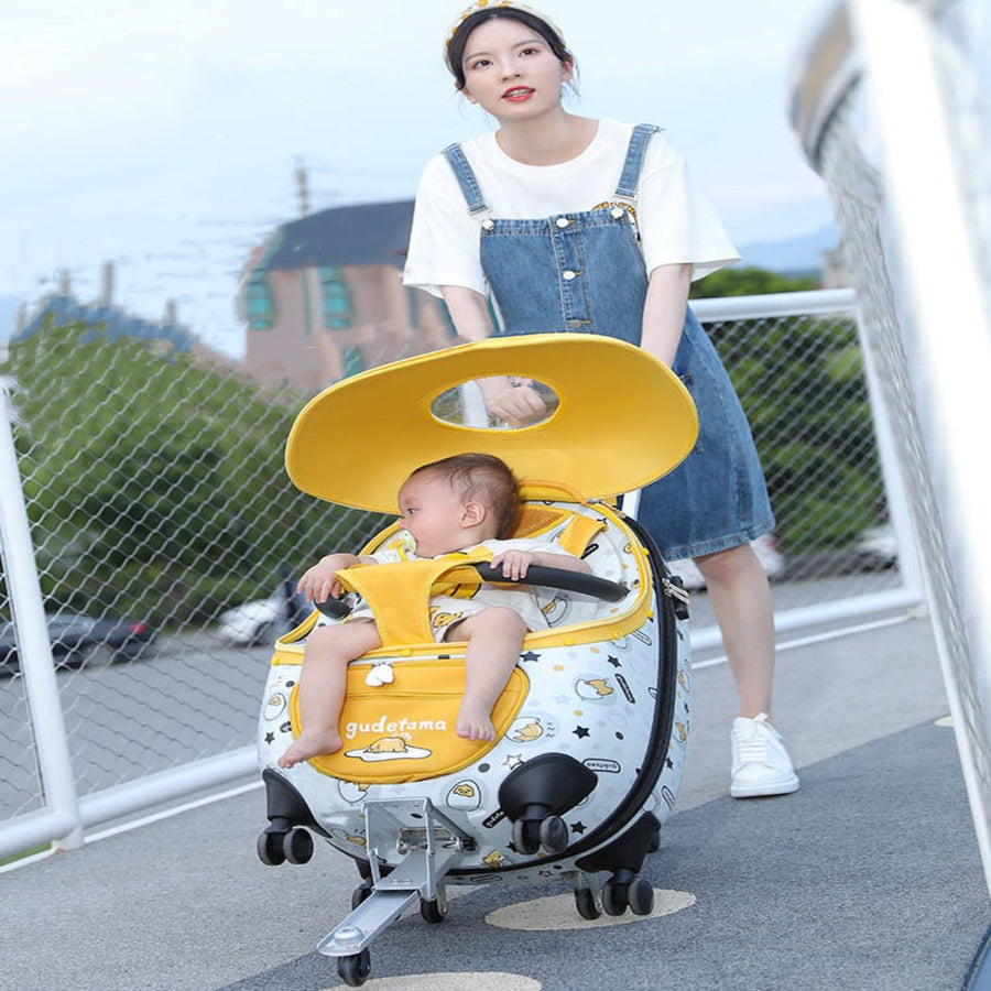 Traveler Baby Go Around Multifunctional Luggage Stroller - Image 7
