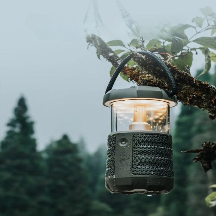 Vintage Style LED Outdoor Speaker Lamp - Image 5