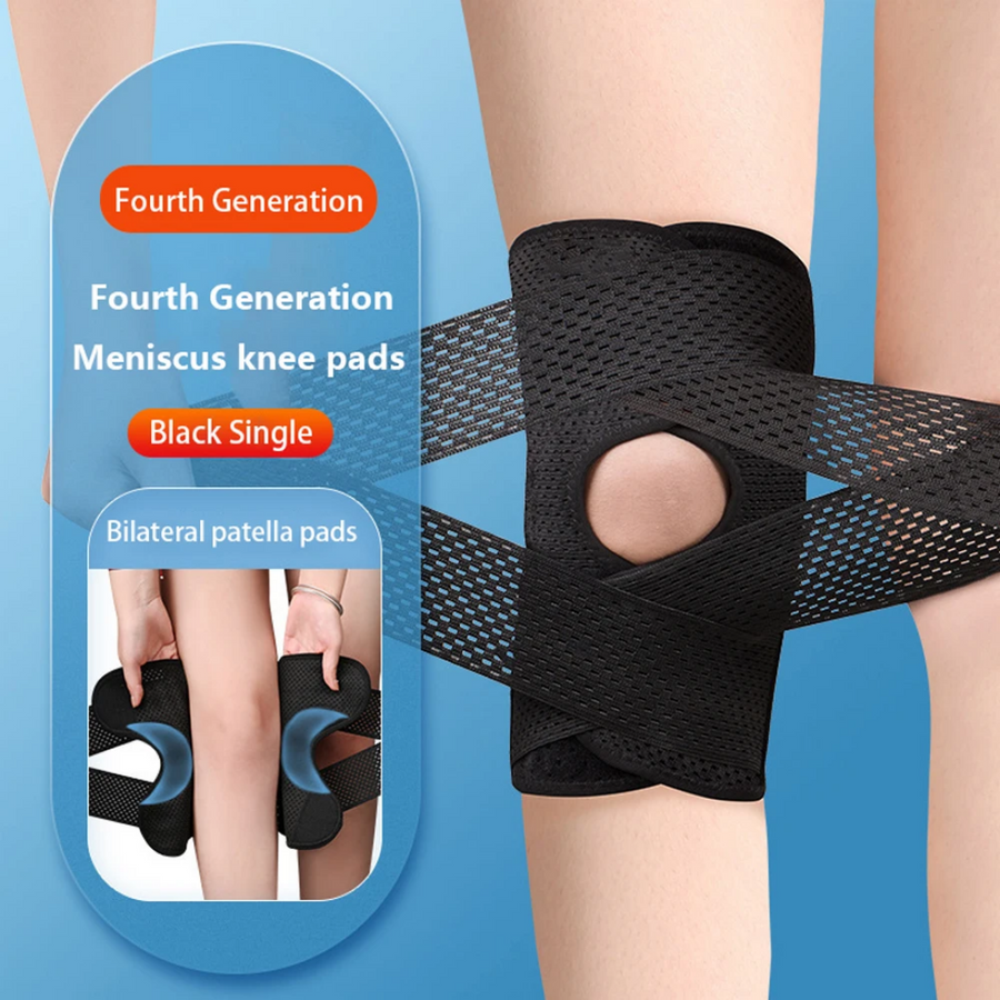 Breathable Adjustable Stabilizing Knee Support Braces - Image 8
