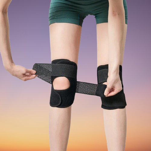 Breathable Adjustable Stabilizing Knee Support Braces - Image 1