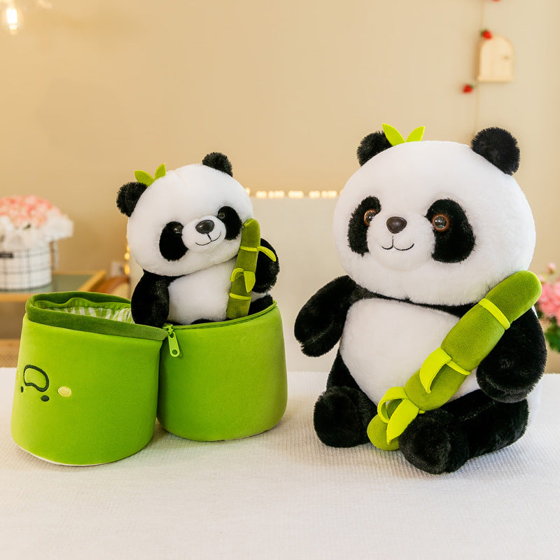 Cuddly Panda Bamboo Hideaway Plush Toy - Image 5