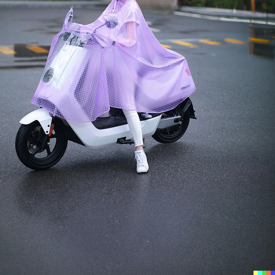 Full Body Thick Motorcycle Rainproof Coat - Image 5