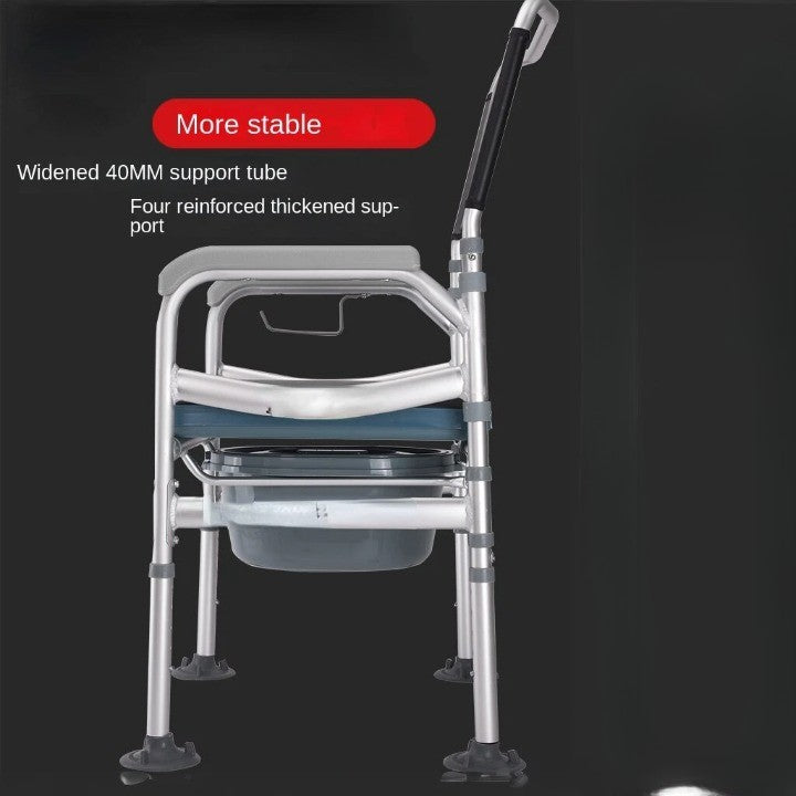 Elderly Helper Solid Toilet Chair - Image 4