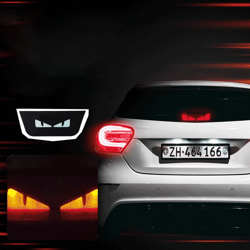 Scary Eyes Car Brake Light - Image 0