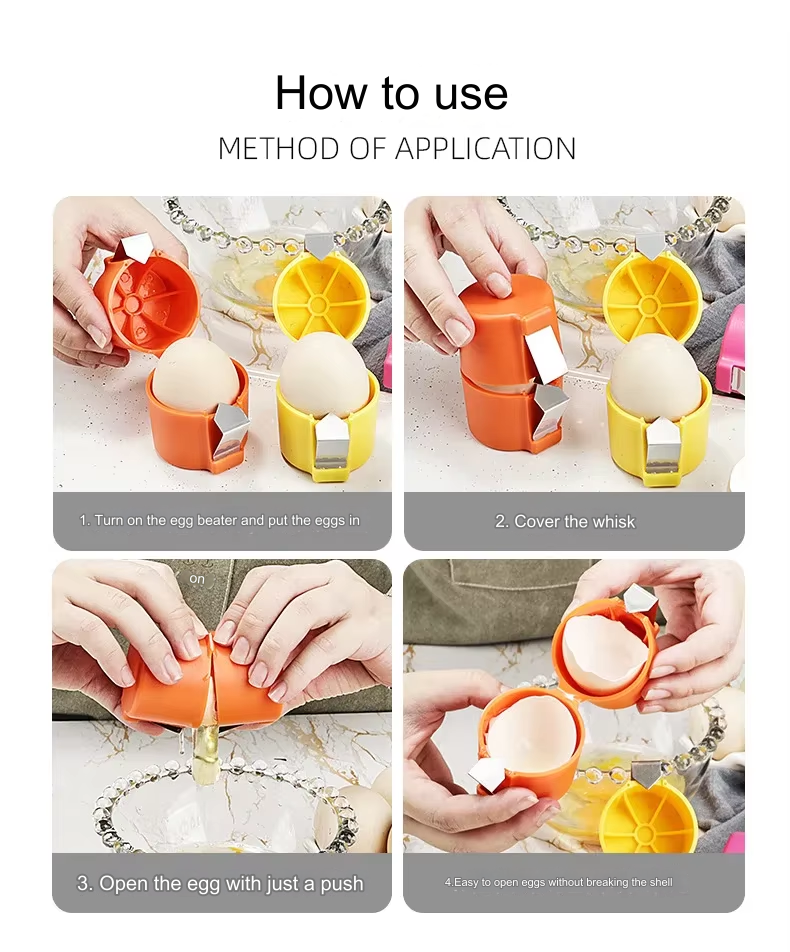 Easy Egg Shell Opener Kitchen Gadget Tool - Image 6