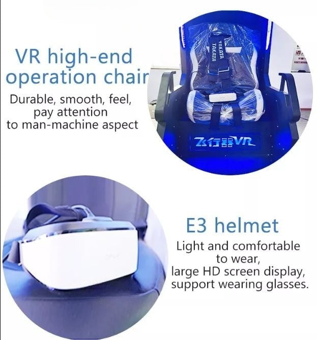 Futuristic 9D Virtual Reality Roller Coaster Simulator - Image 7
