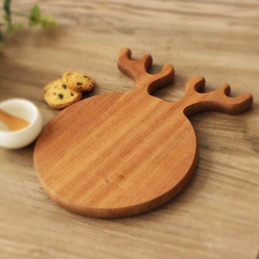 Antler Shape Exquisite Wooden Pizza Stones - Image 1