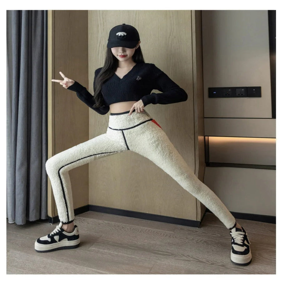 Extra Thick Comfy High Waist Thermal Leggings - Image 4