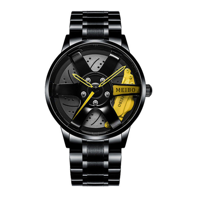 Waterproof Car Wheel Rim Wrist Men Watch - Image 6