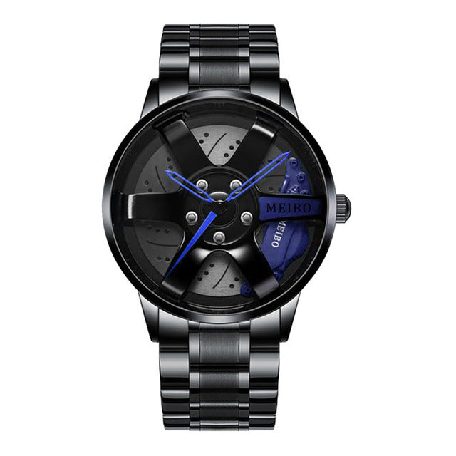 Waterproof Car Wheel Rim Wrist Men Watch - Image 9