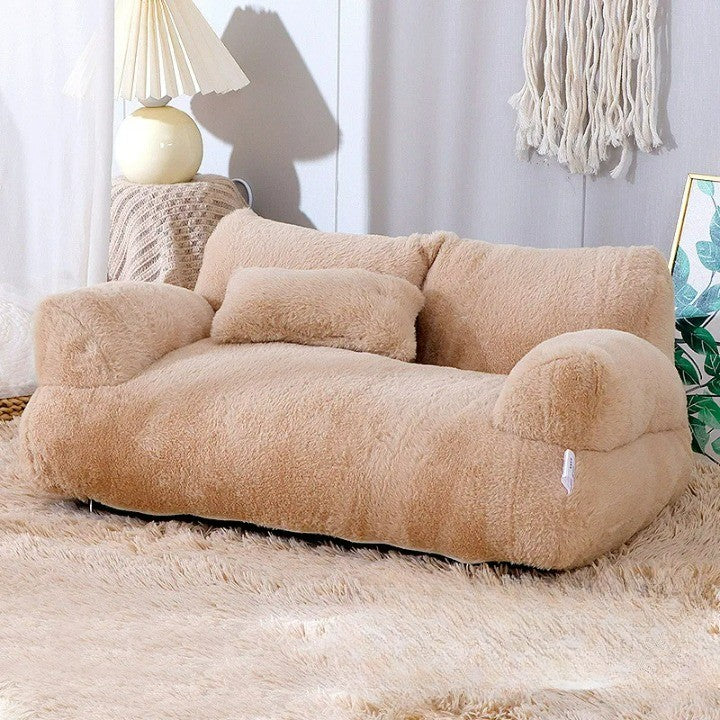 Four-Season Large Plush Pet Sofa - Image 3