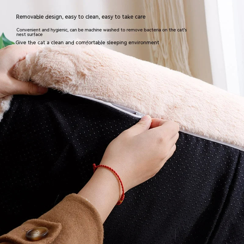 Four-Season Large Plush Pet Sofa - Image 1