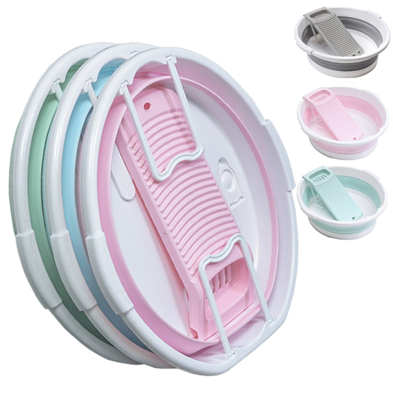 Foldable Household Laundry Mini Basin - Image 2