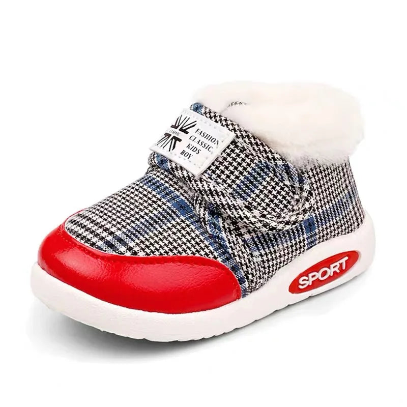 Toddler First Walk Warm Winter Sneakers - Image 4