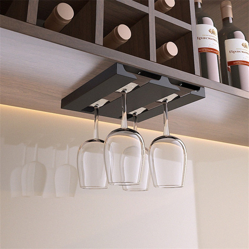Under Cabinet Glass Organizer Rack - Image 3