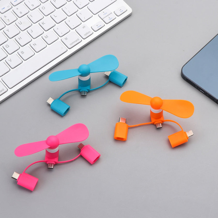 Portable Mini Phone USB Fan - Image 1