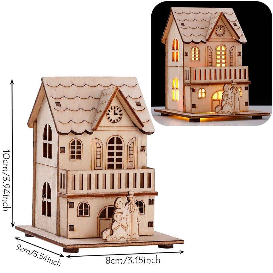 DIY Wooden Hanging House Decor Glowing Lamp - Image 13