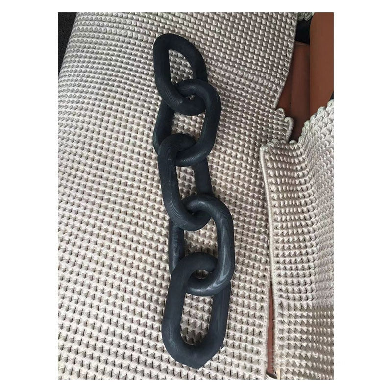 Modern Wooden Chain Link Decor - Image 4
