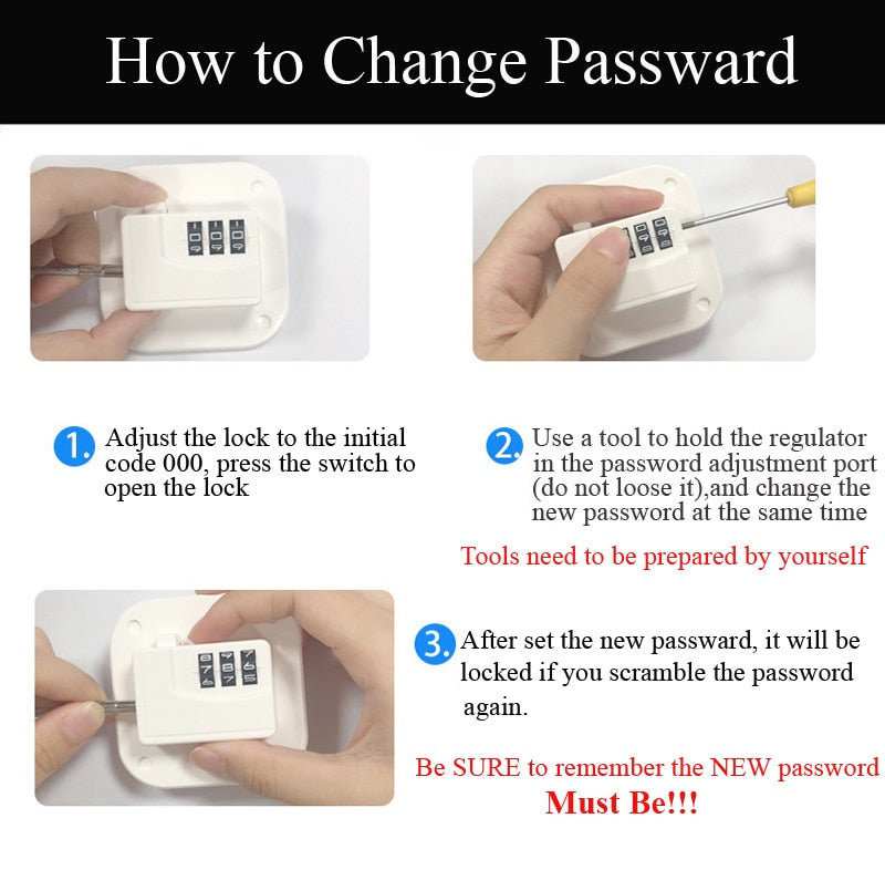 Safe Baby Secure Door Cabinet Lock - Image 5