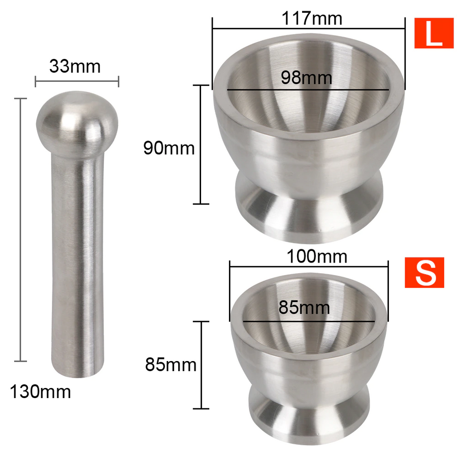 Anti-Splash Stainless Steel Herbs Crusher - Image 5