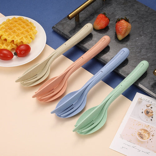 Portable All-in-one Travel Cutlery Set - Image 0