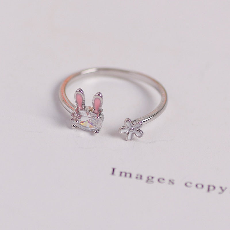 Magic Radiant Rabbit Charm Ring - Image 1