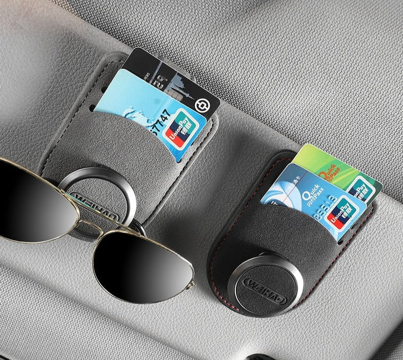 Smart Car Sun Visor Card Glasses Holder - Image 1