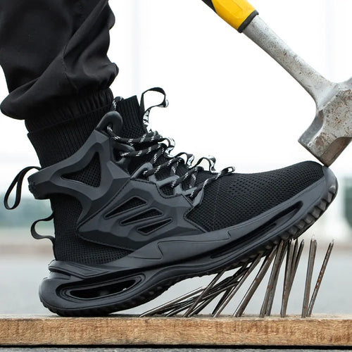Construction Helper Anti-Smash Indestructible Safety Shoes - Image 0