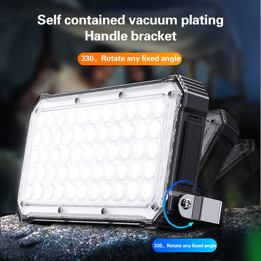 Waterproof Wireless Charging LED Lamp Power Bank - Image 2