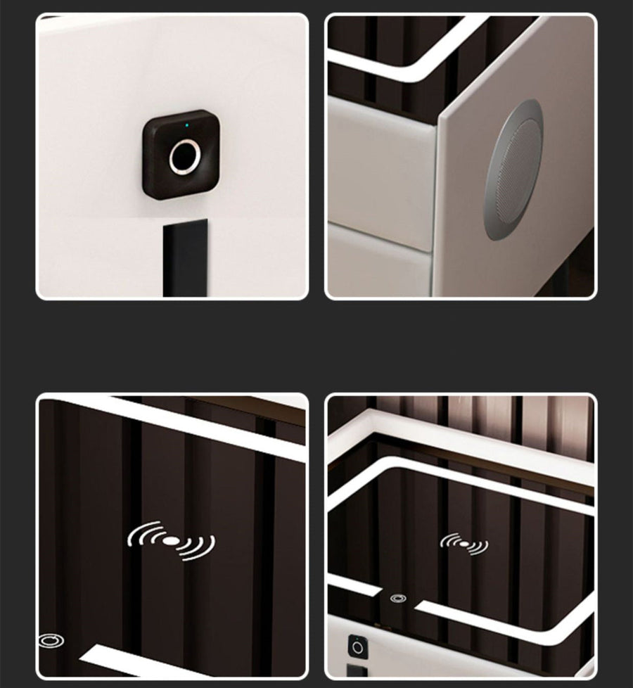 Creative Multifunctional Smart Bedside Speaker Table - Image 1