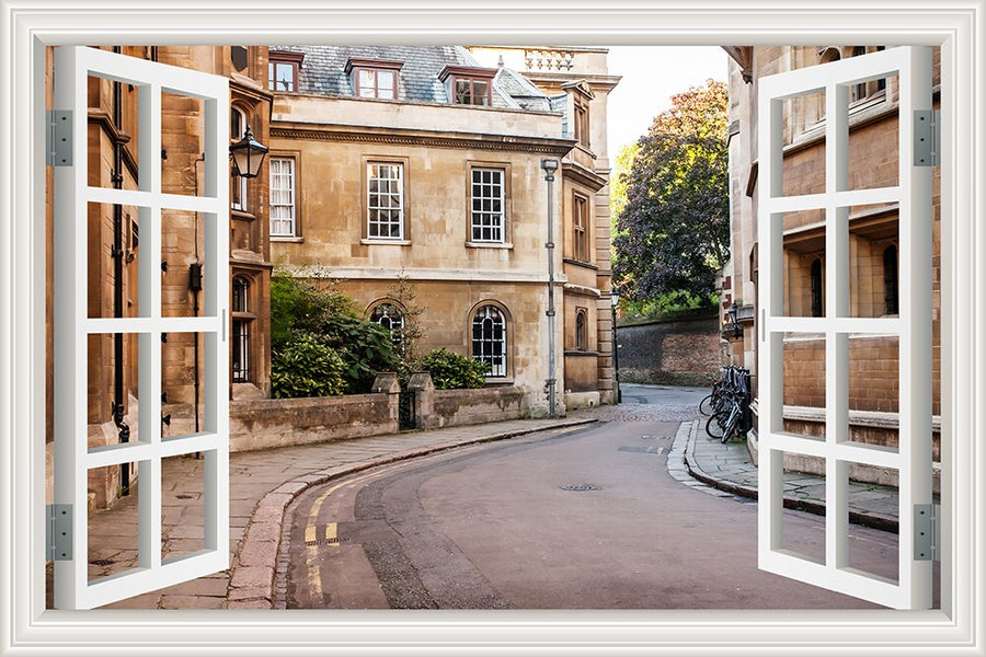 3D Street Scene Self-Adhesive European Wallpaper - Image 13