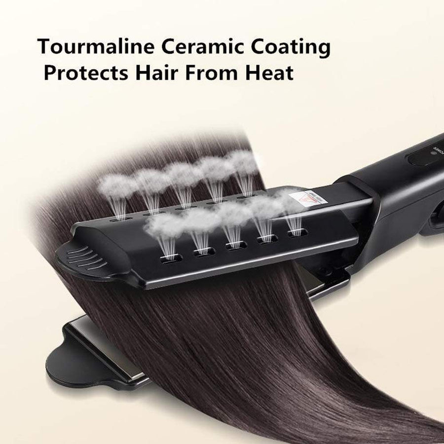 Heat Flex Adjustable Ceramic Iron Hair Styling Straightener - Image 3