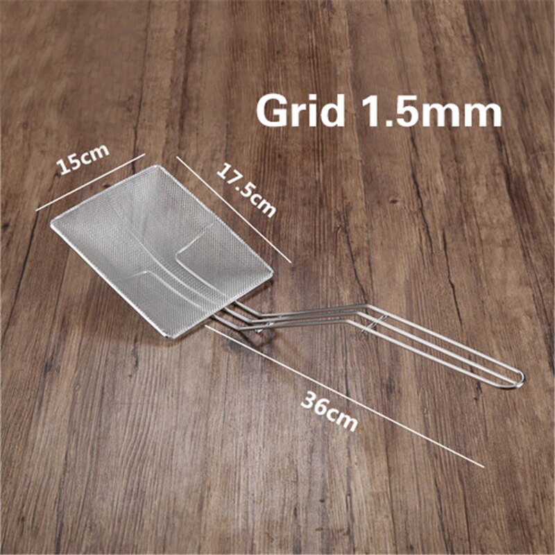 Stainless Steel Fryer Strainer Spatula - Image 4