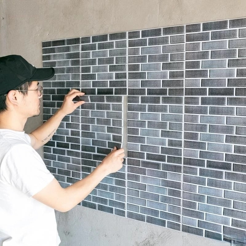 3D Self-Adhesive Cobblestone Wall Stickers - Image 1