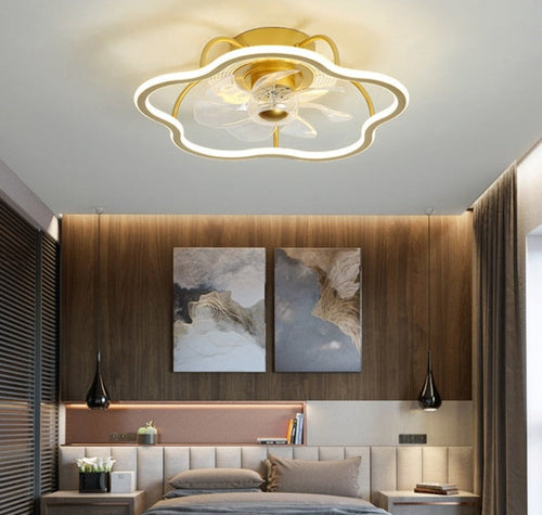 Elegant Modern LED Ceiling Fan Lamp - Image 0