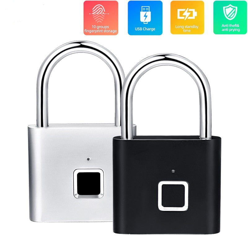 Fingerprint Keyless Rechargeable Door Lock - Image 1