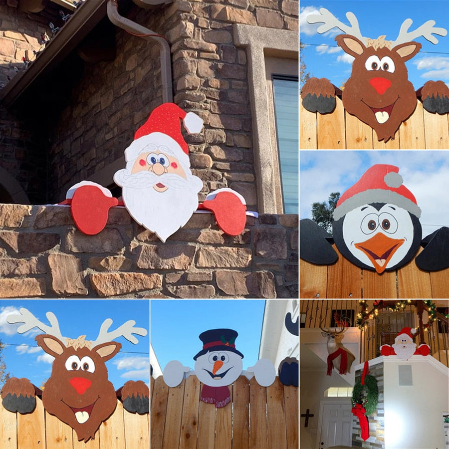 Surprise Santa Claus Outdoor Christmas Decoration - Image 4