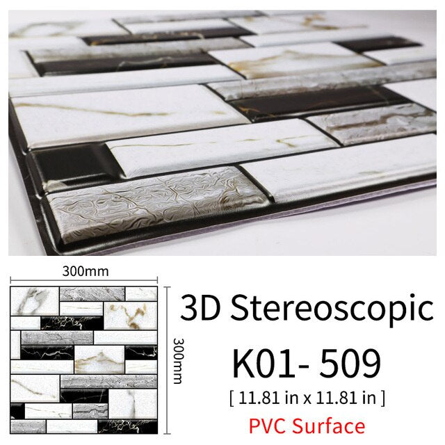 3D Self-Adhesive Cobblestone Wall Stickers - Image 13