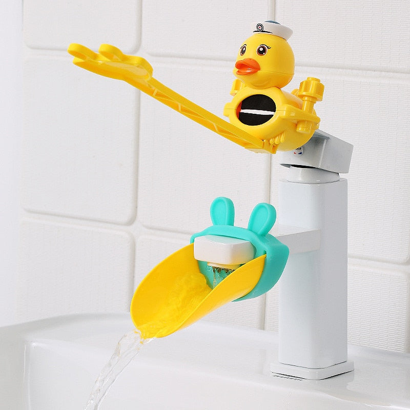 Cartoon Splash Proof Kids Faucet Extender - Image 10