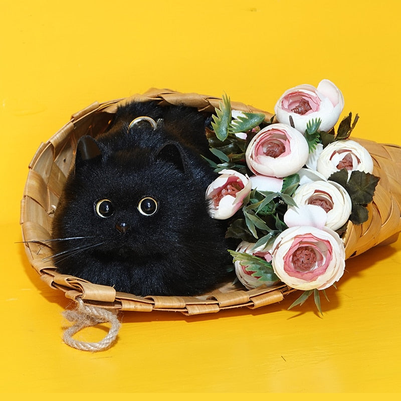 Realistic Cat Handmade Shoulder Bag - Image 5