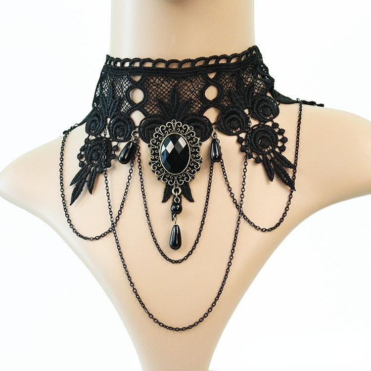 Red Bat Halloween Necklace - Image 6