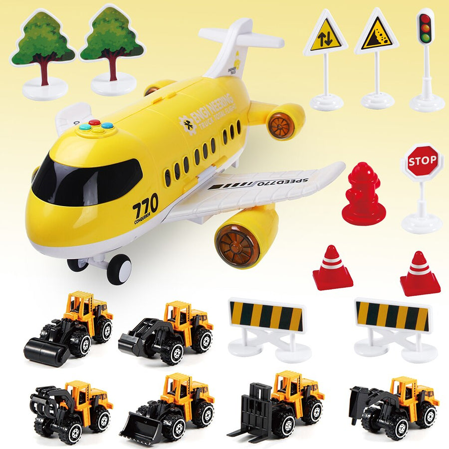 Kids Airplane Flying Wonders Music Toy Set - Image 1