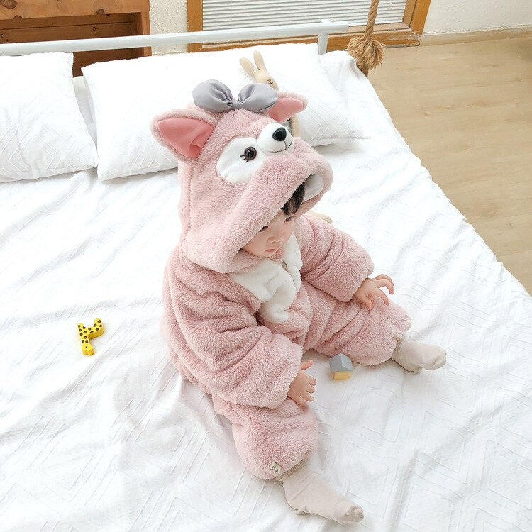Furry Baby Cute Animal Costume Full Body Onesie - Image 3
