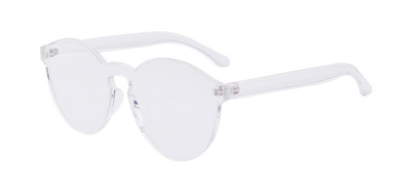 Candy color Transparent Sunglasses - Image 12