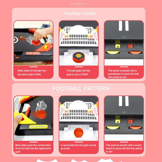 Mini Air Hockey Table Game - Image 3